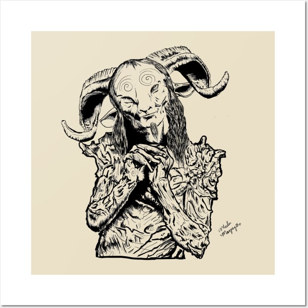 Faun - Pan's Labyrinth Wall Art by malumarz.art